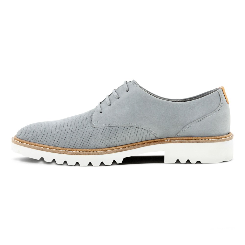 Zapatos De Vestir Mujer - ECCO Modern Tailored Laced Derby - Grises - YKU395804